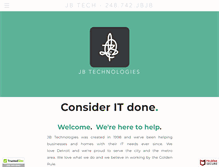 Tablet Screenshot of jbtechonline.com